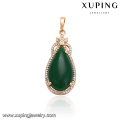 32864 Wholesale elegant women jewelry water drop shaped imitation gemstone pendant